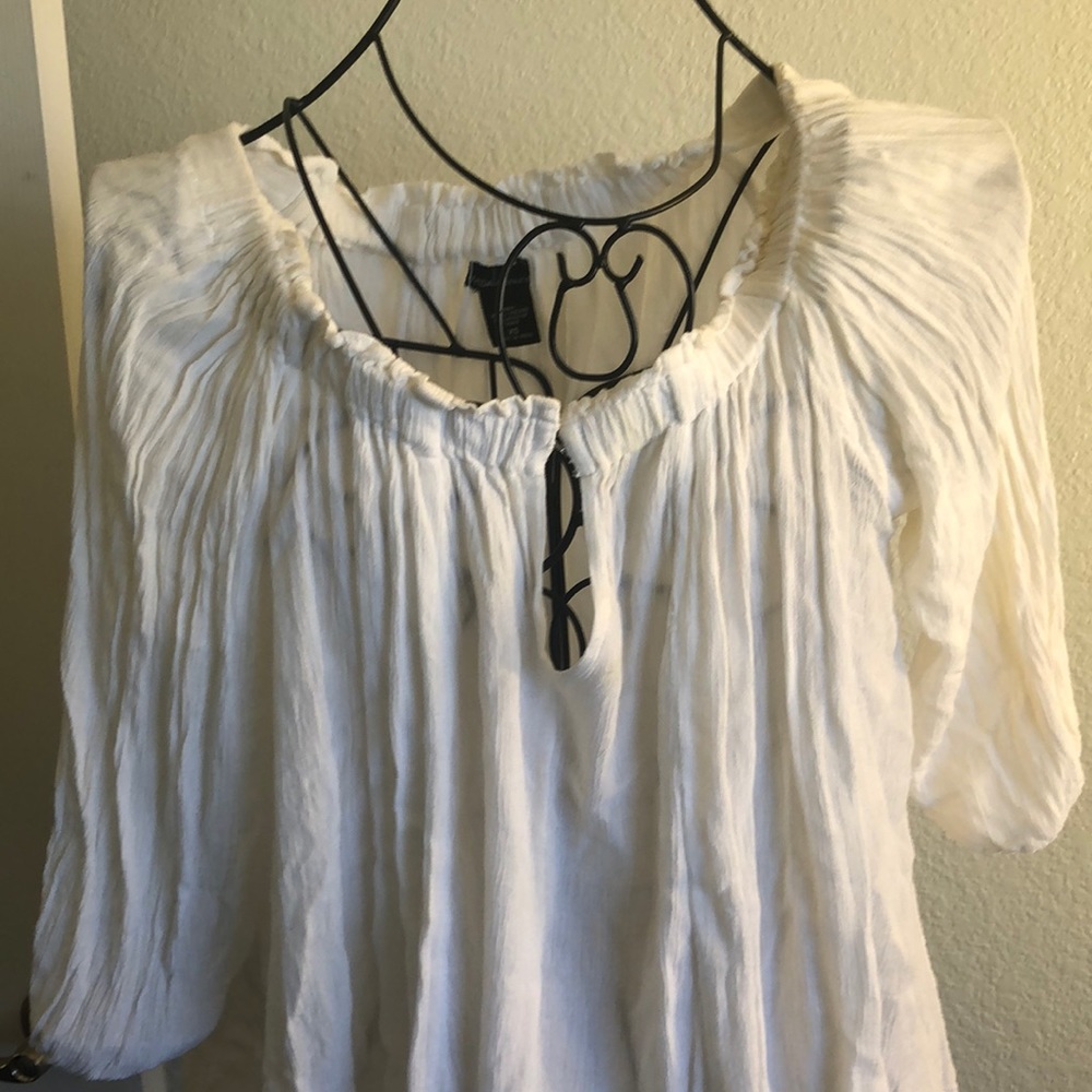 Victoria secret white flowing top
